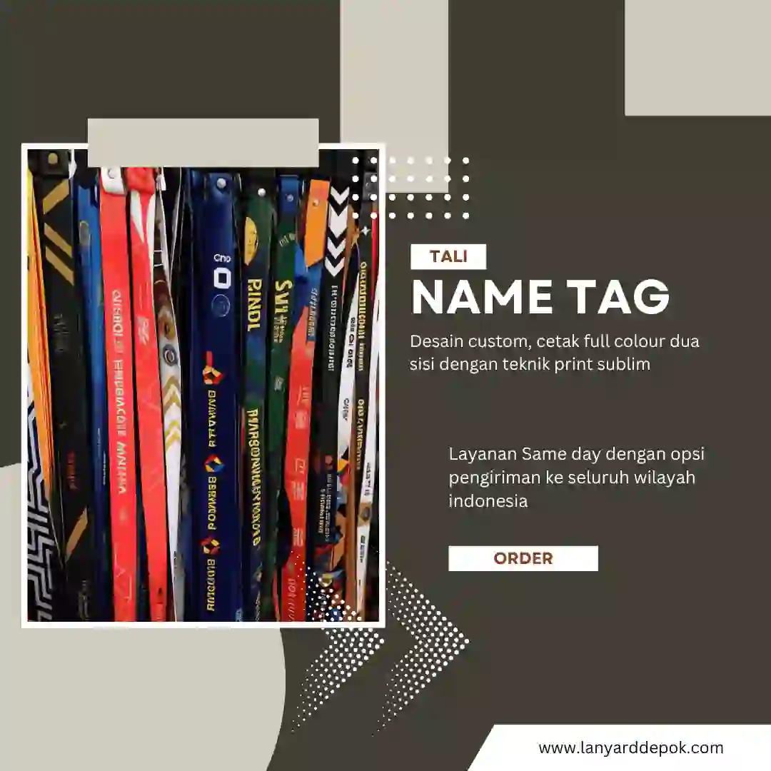 Harga Tali Name Tag Custom di Jakarta